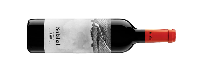 Solabal Crianza 2016 Rotwein Rioja liegende Flasche