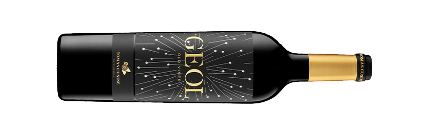 Geol 2016 Rotwein Costers del Segre liegende Flasche