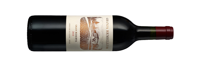 Remelluri Gran Reserva 2012 Rotwein Rioja liegende Flasche